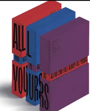 ASTRO 아스트로 한국 보이즈 ALL YOURS CD 3장 세트 새상품