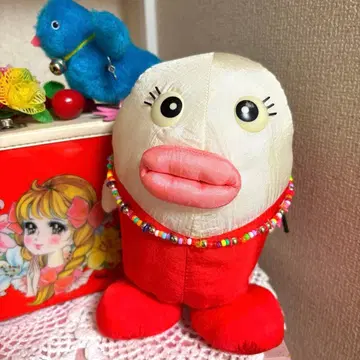 오바케의 Q타로 봉제 인형 마스코트 인형 폼폼 봉제 인형 당시 물건 U코