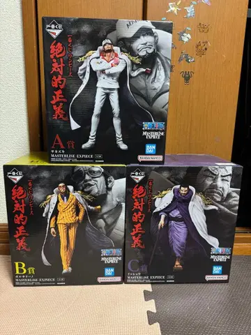 원피스 절대적 정의 피규어 세트 A상 B상 C상 사카즈키 볼사리노