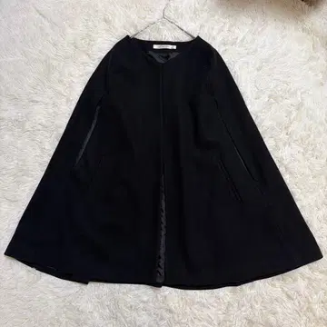 KOBE LETTUCE [ F ] 컷 멜톤 숏 케이프 코트 완판템