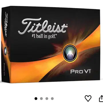 [ 미사용 새상품 ] Titleist Pro V1 골프공 로우 넘버