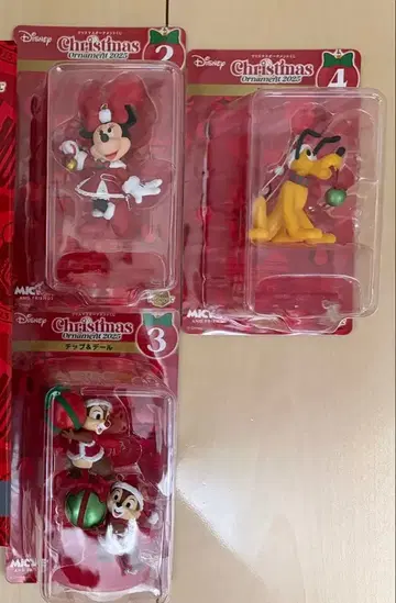 디즈니 오너먼트 복권 3개 세트