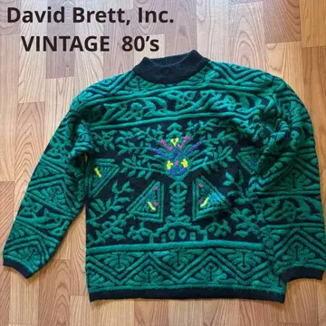 빈티지 80's David Brett, Inc. 스웨터