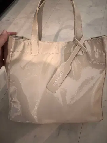 카슈카슈 소프트 에나멜 백 아이보리