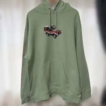 초귀한 HUF 도요타 랜드크루저 후드티 민트 그린