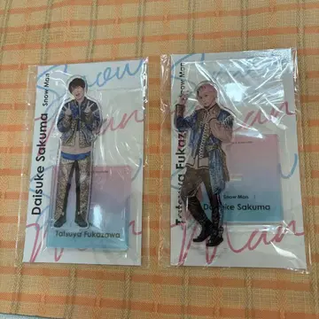 Snow Man 아크릴 스탠드 2체 세트