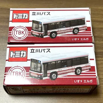 토미카 타치카와 버스 이스즈 엘가 2대 세트