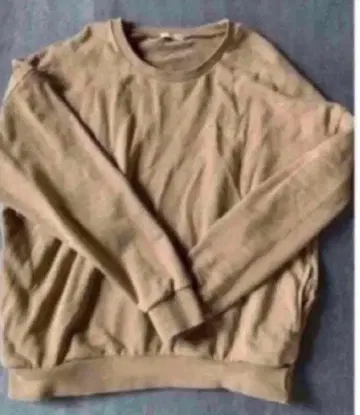 GYDA 베이지 크루넥 맨투맨