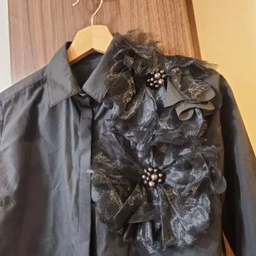 Adonisis 셔츠 블라우스 레이스 꽃 비쥬 프리