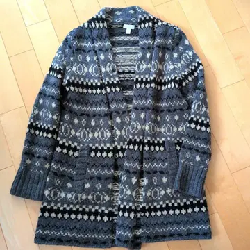 CHARTER CLUB 롱 가디건 그레이 계열