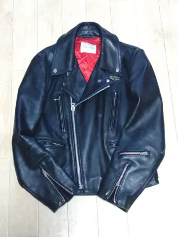 루이스 레더 라이트닝 666기 38 라이더스 카우하이드