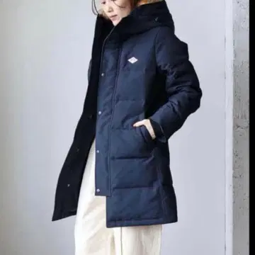 단톤 미들 기장 다운 코트 여성용 블랙 34