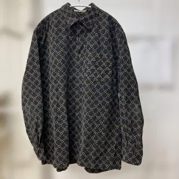 페리 엘리스 코스 (가는 골) 셔츠 블랙/골드 L 사이즈