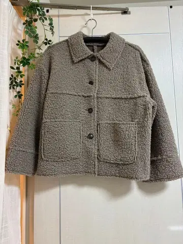 sm2 사만사 모스모스 리버서블 보아 자켓 블루종