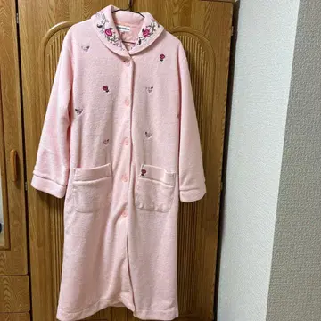 JUNKO SHIMADA 핑크 룸웨어 가운 M