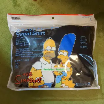 패밀리마트 더 심슨즈 트레이닝복 블랙 사이즈 L