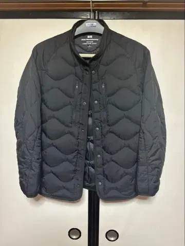 White Mountaineering 하이브리드 다운 자켓 블랙