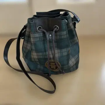 레어 미스터 베어 드림 곰 복조리 숄더백 체크 무늬