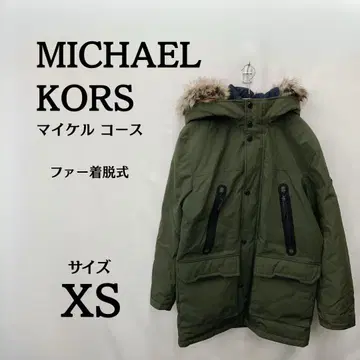 마이클코어스 MICHAEL KORS 퍼 탈부착 다운 자켓 XS