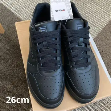 미사용 새상품! FILA 블랙 스니커즈 26cm