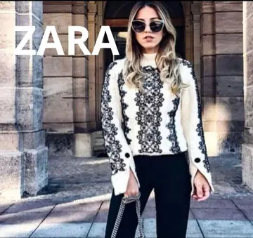 [ ZARA ] 레이스 니트 스웨터