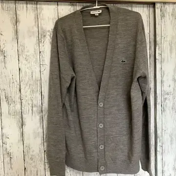 LACOSTE 그레이 가디건 US L