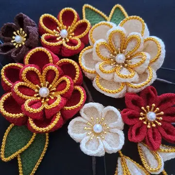 츠마미세이 공예 머리 장식 성인식 결혼식 졸업식