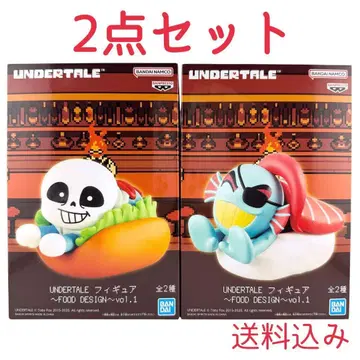 [ 2개 세트 ] UNDERTALE 샌즈 언다인 피규어