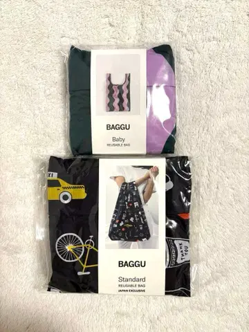 새상품 BAGGU 웨이브 스트라이프 baby 뉴욕 standard