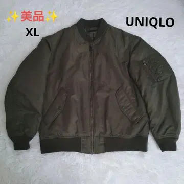 새상품급 UNIQLO MA-1 플라이트 자켓 XL 카키