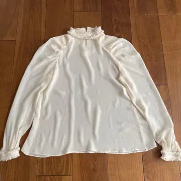 [ 새상품급 ] 실크 100% 실크 블라우스 긴팔