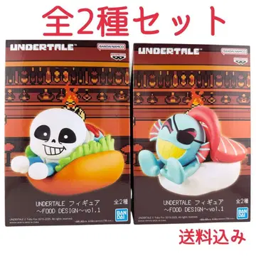 [ 2개 세트 ] UNDERTALE FOOD 피규어 샌즈 언다인