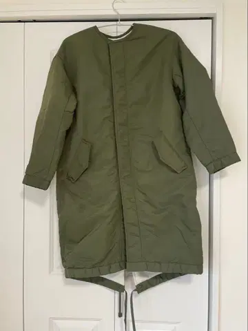 맥피 리버서블 코트 카키