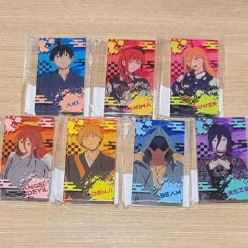 [B상] 체인소 맨 룰렛 그려낸 아크릴 블록 컴플리트