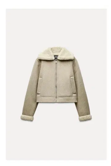 ZARA 소프트 더블 페이스 자켓 M