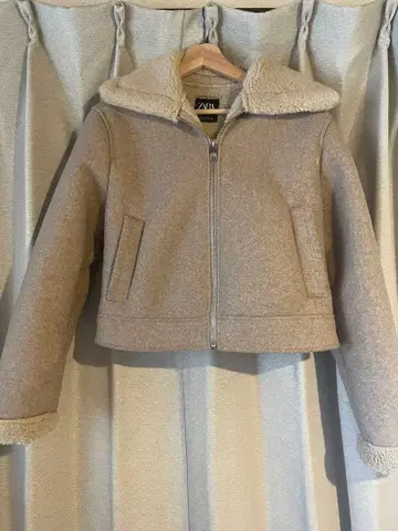ZARA 소프트 더블 페이스 자켓 M