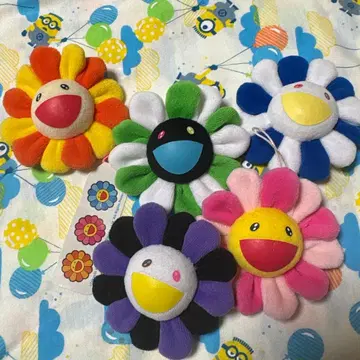 무라카미 다카시 카이카이키키 꽃 스트랩 배지 3색 세트