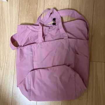 NIZYU KANO 포켓터블 3way 토트백 핑크