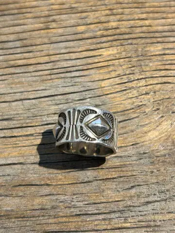 실버 925 반지 THE FLAT HEAD 아메카지