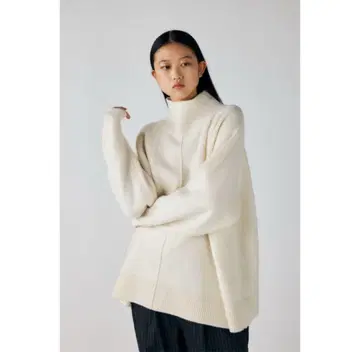 엔폴드 와이드 박스 풀오버 탑 그레이 38 원사이즈