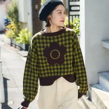 마리콴트 마리크 publux 니트 스웨터 데이지