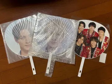 쟈니즈 히라노 쇼 킹프리 부채 3종 세트