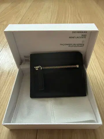 LACOSTE 카드 케이스 블랙