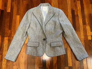 새상품급 PERSON'S 그레이 테일러드 자켓