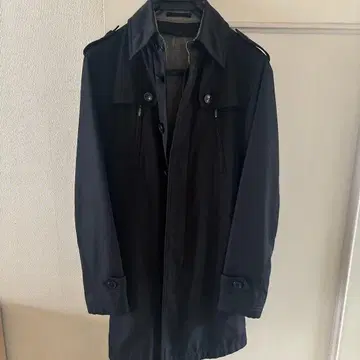 MODA RITORNO 블랙 싱글 트렌치코트 M 사이즈