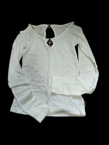 d.i.a 오프숄더 화이트 긴팔 상의