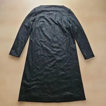 NEW YORKER 블랙 울 외 보트넥 롱 원피스 새상품급