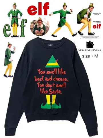 elf 맨투맨 M USA 구제 의류