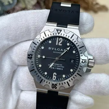불가리 SD40S D1331 Scuba 자동 와인딩 다이버즈 40mm