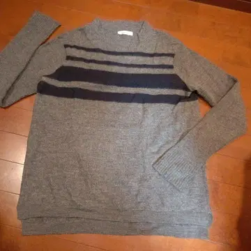 NEWYORKER BLUE 스트라이프 니트 긴팔 M 사이즈